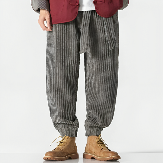 Heren Broek Corduroy Casual 100% Katoen Unieke Streetwear Stijl 2