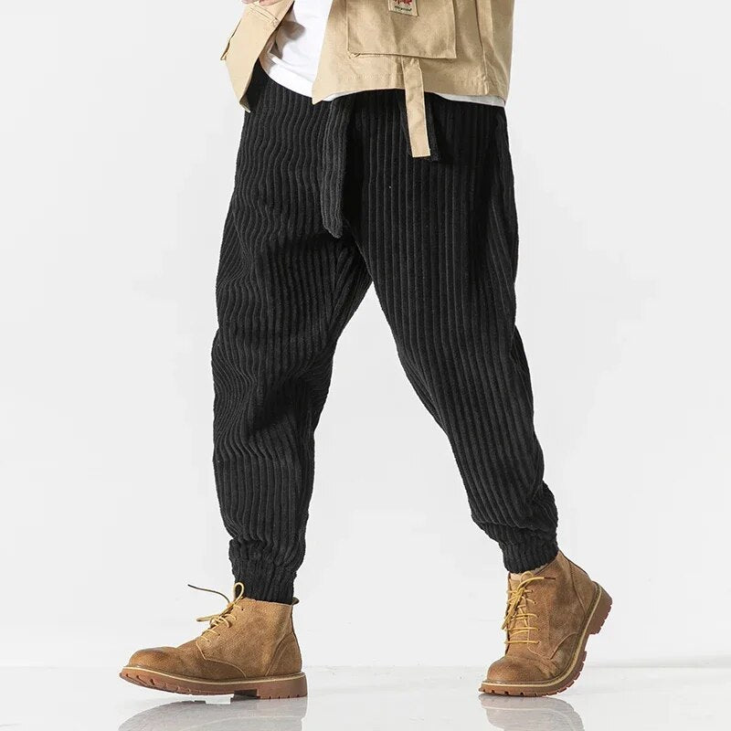 Heren Broek Corduroy Casual 100% Katoen Unieke Streetwear Stijl 3
