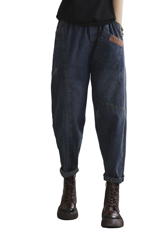 Heren Broek Denim met Elastische Taille voor Casual en Formele Gelegenheden 0