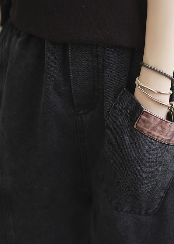 Heren Broek Denim met Elastische Taille voor Casual en Formele Gelegenheden 4