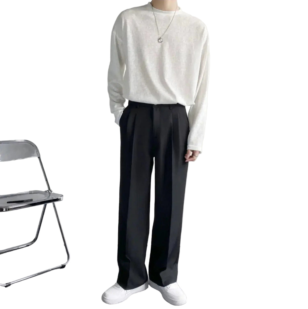 Heren Broek Overdreven Pasvorm 0