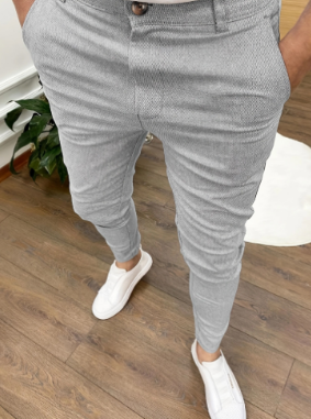 Heren Businessbroek Klassieke Snit 8