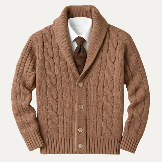 Heren Cardigan Gebreid Merino Wol Casual en Formeel 1