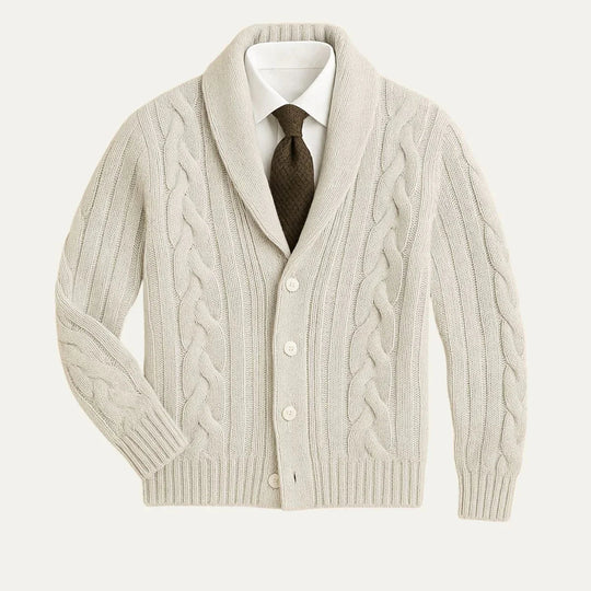 Heren Cardigan Gebreid Merino Wol Casual en Formeel 4