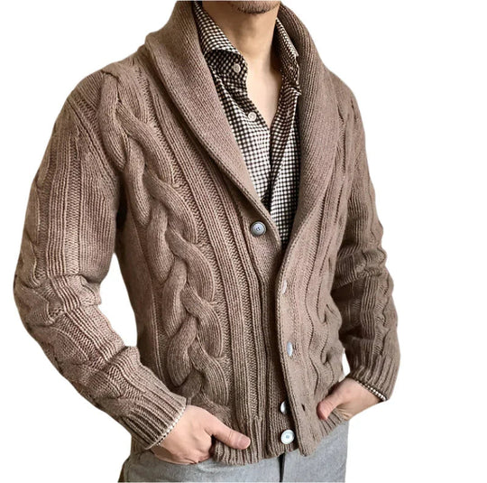 Heren Cardigan Gebreid Merino Wol Casual en Formeel 7