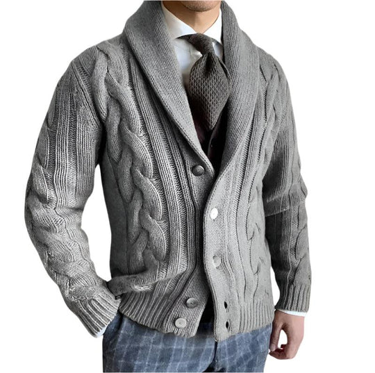 Heren Cardigan Gebreid Merino Wol Casual en Formeel 9