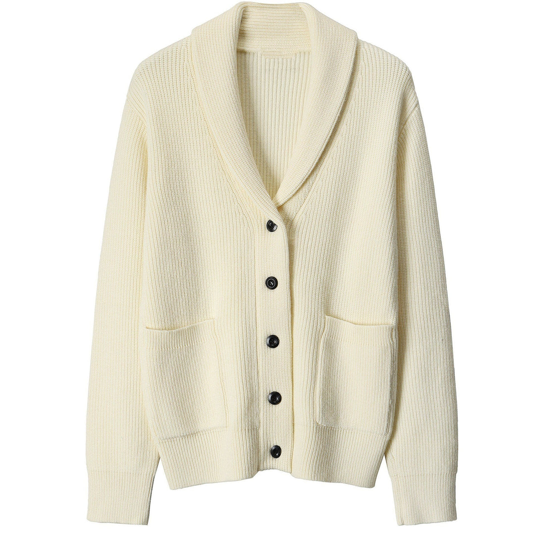 Heren Cardigan met Sjaalkraag - Ribbeltricot - Knopen - Casual tot Dressy 3