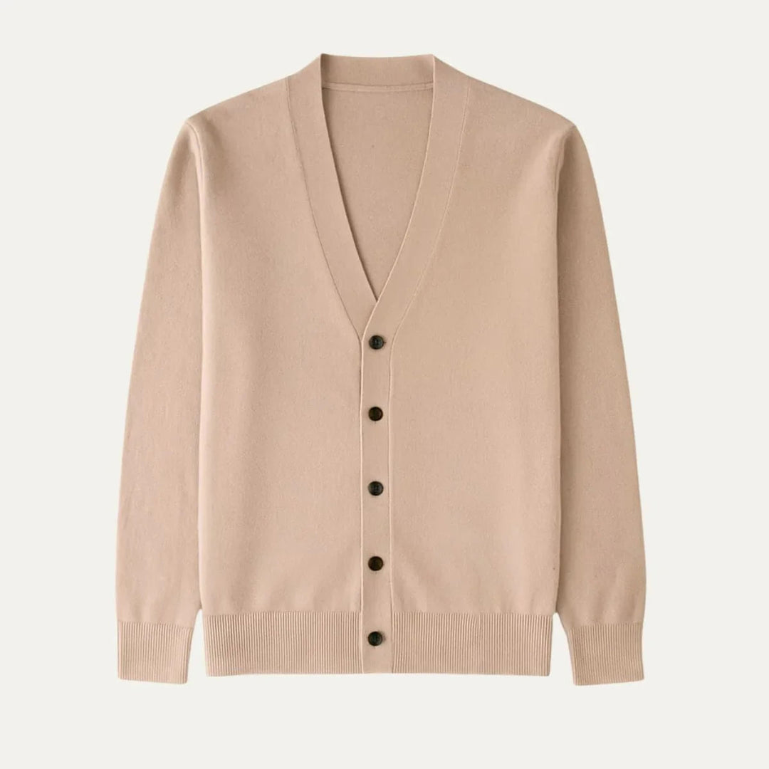 Heren Cardigan van Kasjmier met Knopen 1