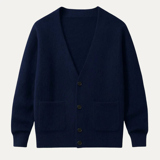 Heren Cardigan van Kasjmier met Knopen 3