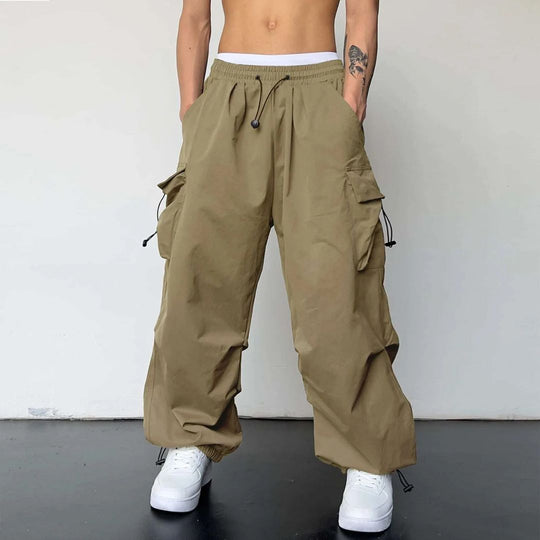 Heren Cargo Joggers Met Aanpasbare Tailleband 1