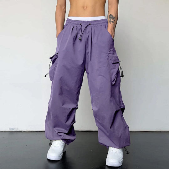 Heren Cargo Joggers Met Aanpasbare Tailleband 4