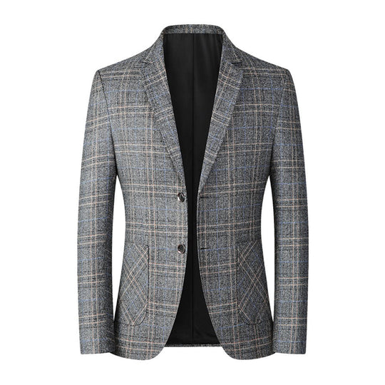 Heren Casual Blazer met Broderie 0