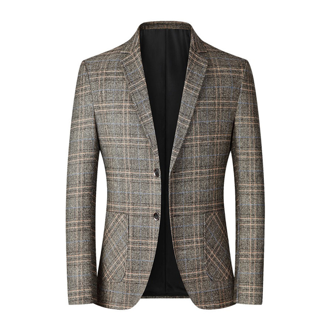 Heren Casual Blazer met Broderie 1