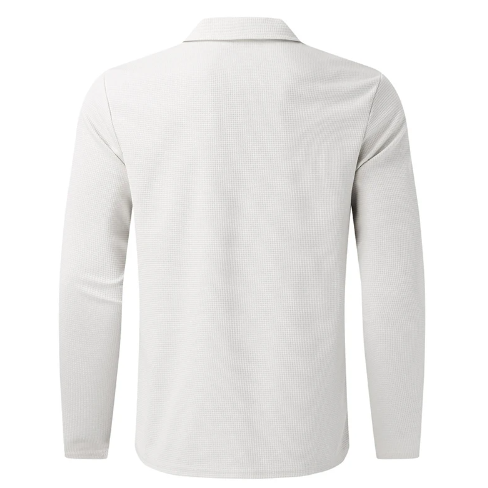 Heren Casual Cardigan met Kraag en Rits 3