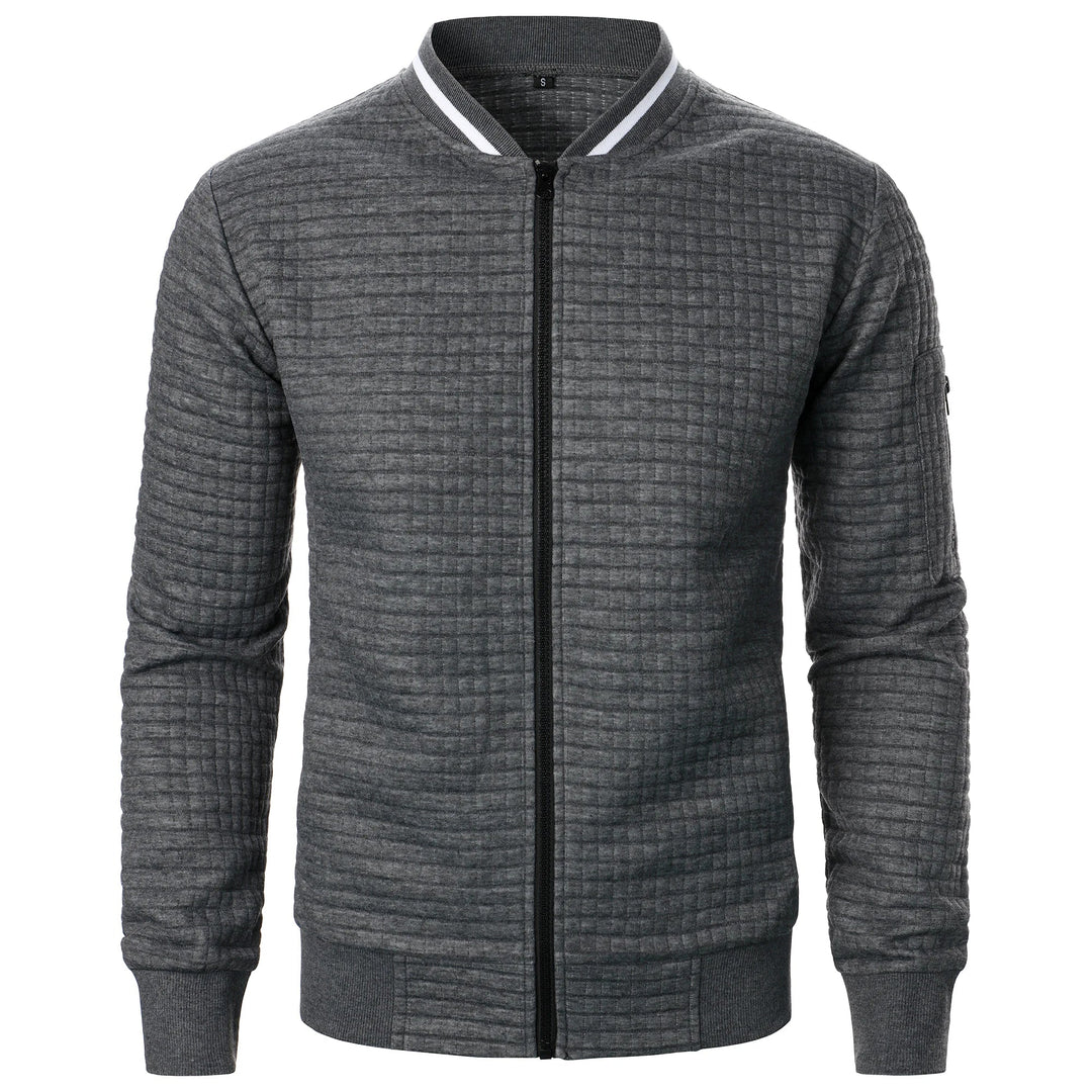 Heren Casual Jack met Staande Kraag en Rits 5