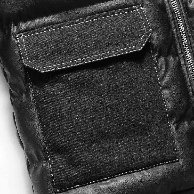 Heren Casual Outdoor Jacket met Grote Zakken en Staande Kraag 3