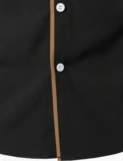 Heren Casual Overhemd met Lange Mouwen Ademend 6