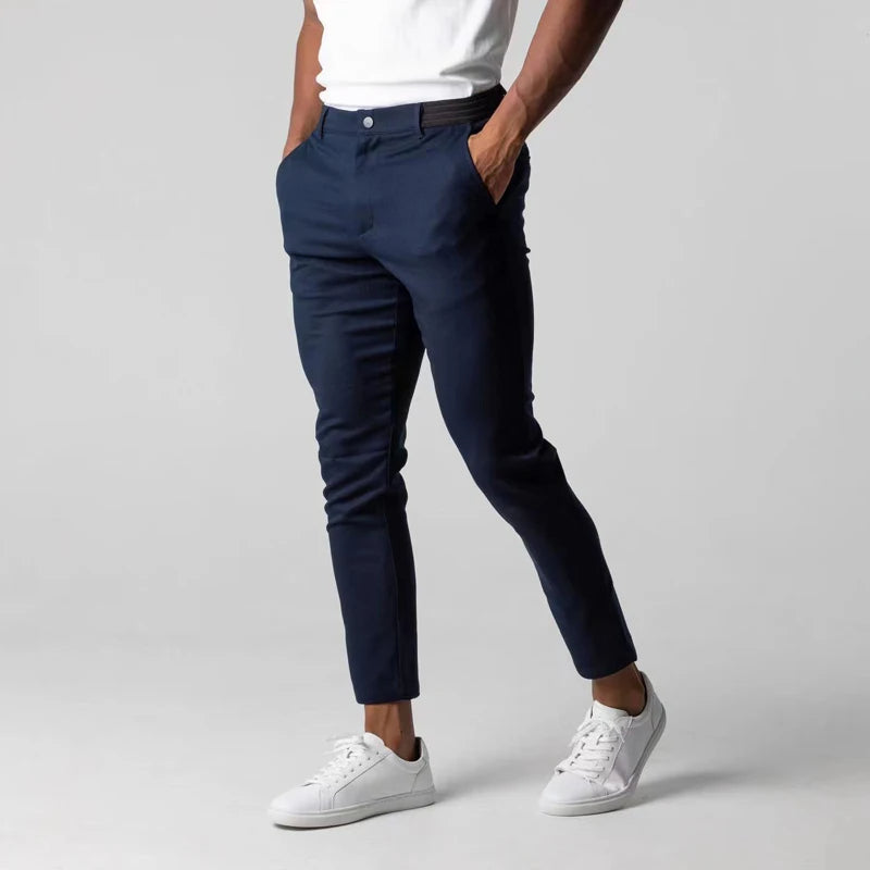 Heren Chino Broek Stretch Modern Stijl 1