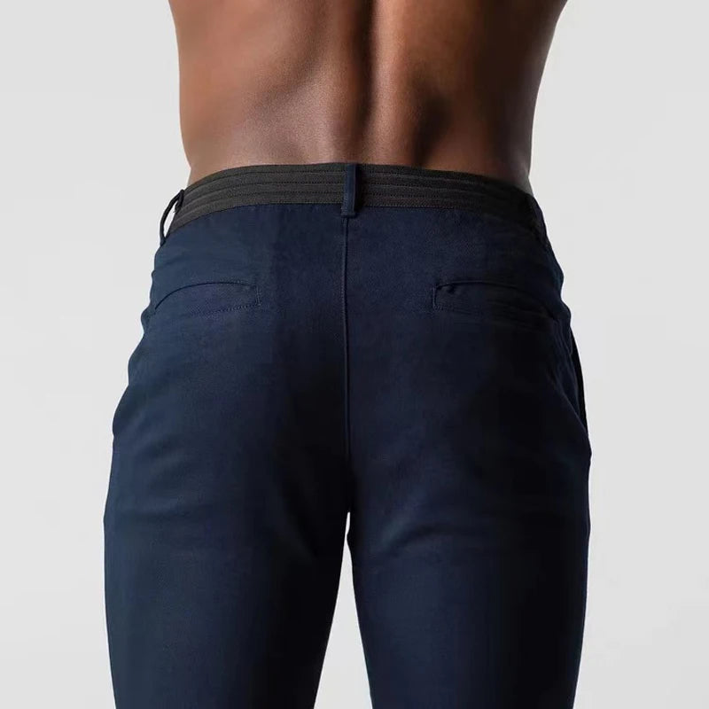 Heren Chino Broek Stretch Modern Stijl 6