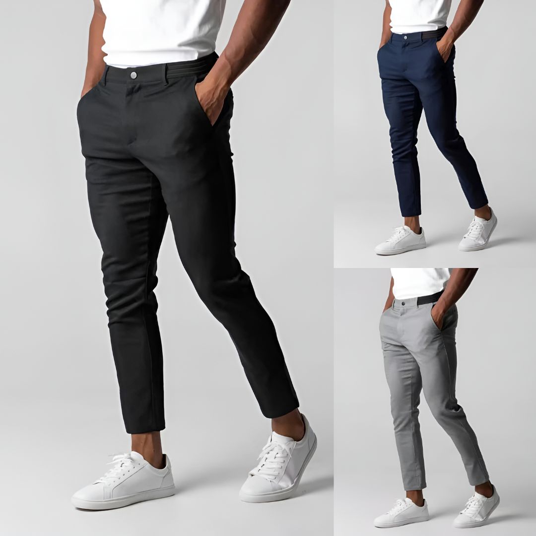 Heren Chino Broek Stretch Modern Stijl 7