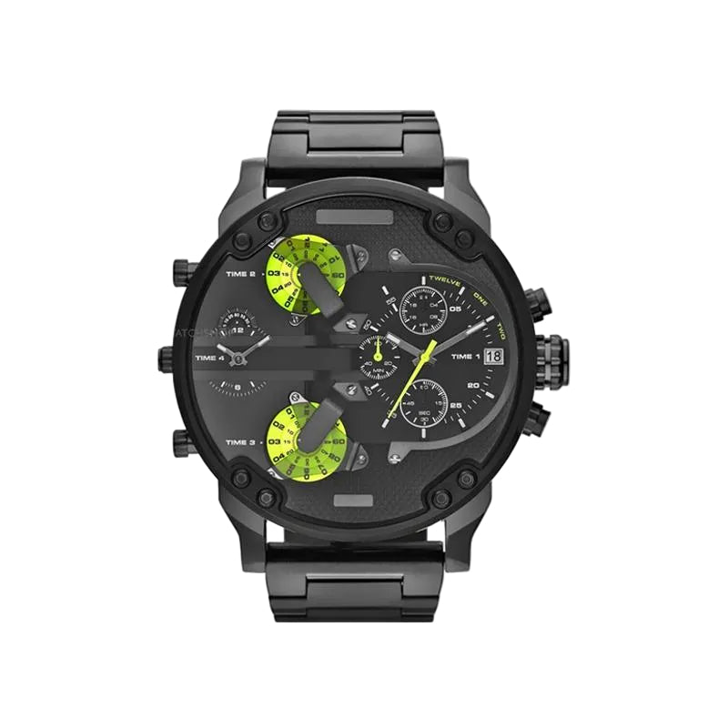 Heren Chronograaf Horloge Met Digitale Wijzerplaat Stijlvol 0