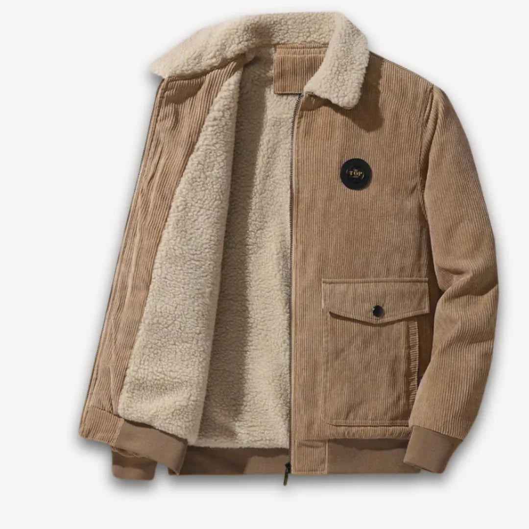 Heren Corduroy Jack met Sherpa Voering 2