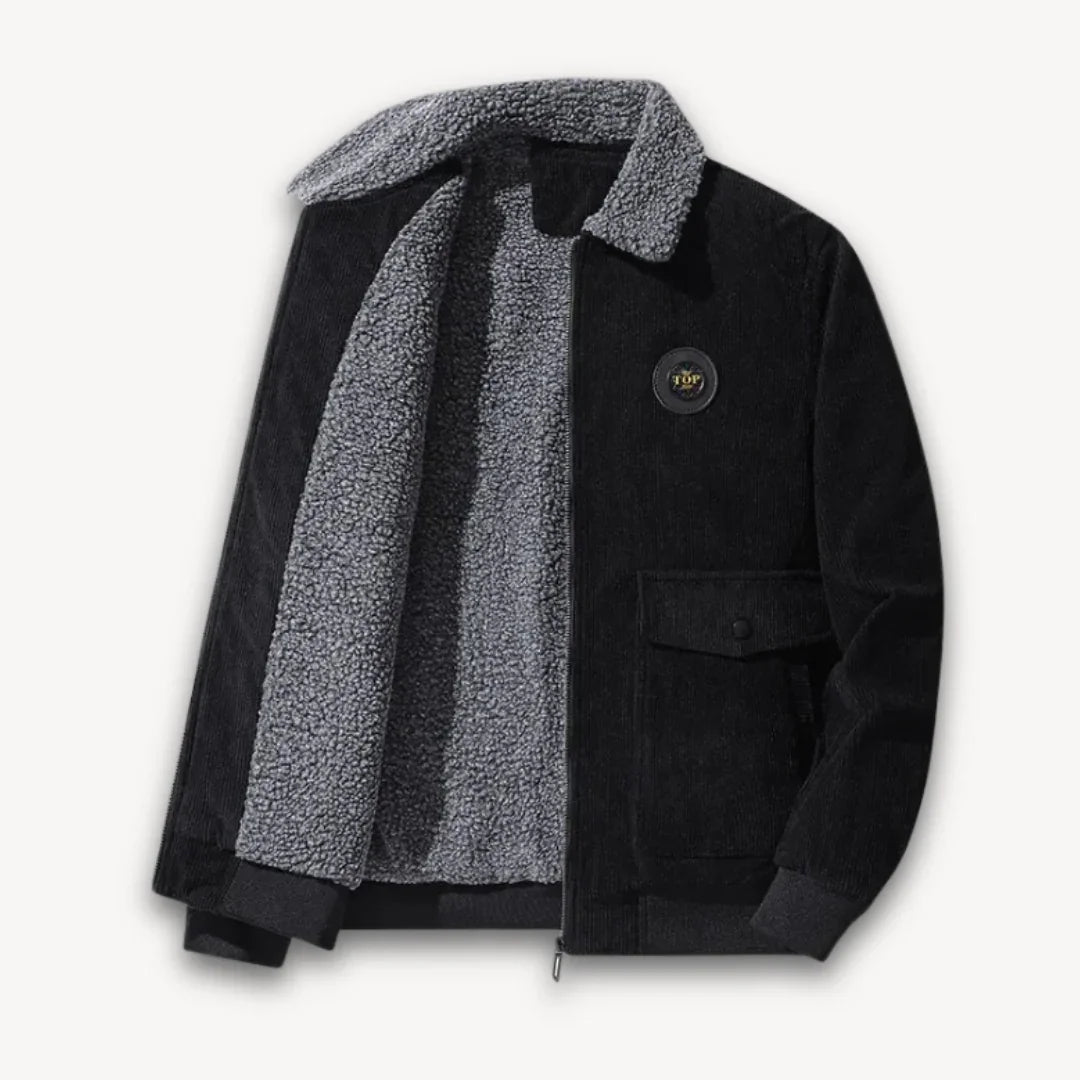 Heren Corduroy Jack met Sherpa Voering 3