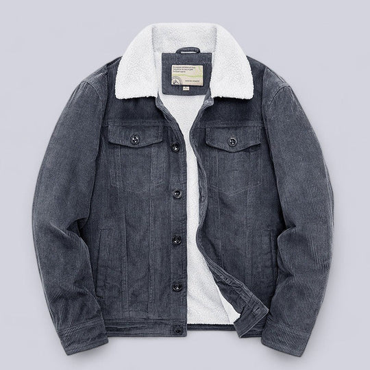 Heren Corduroy Jas Met Zachte Voering 2