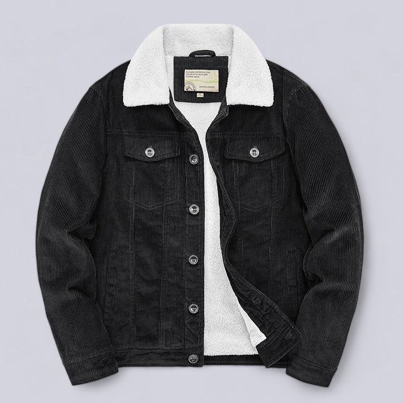 Heren Corduroy Jas Met Zachte Voering 3