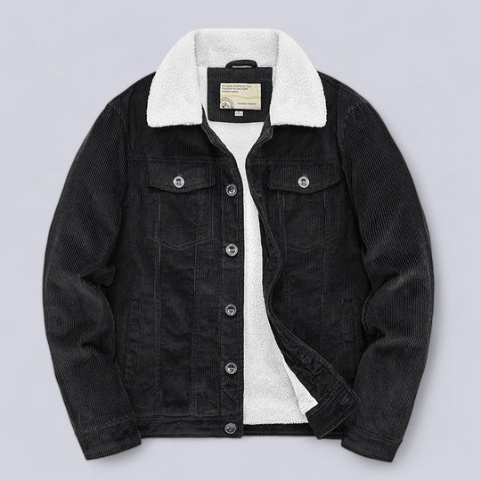 Heren Corduroy Jas Met Zachte Voering 3
