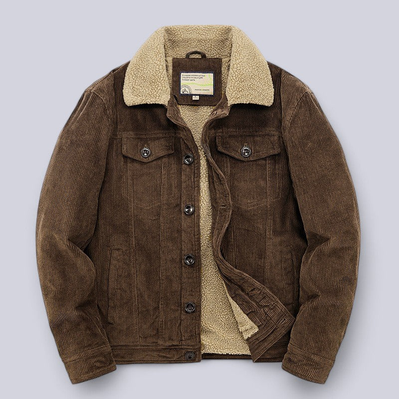 Heren Corduroy Jas Met Zachte Voering 4