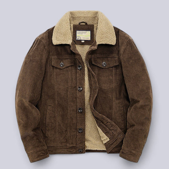 Heren Corduroy Jas Met Zachte Voering 4