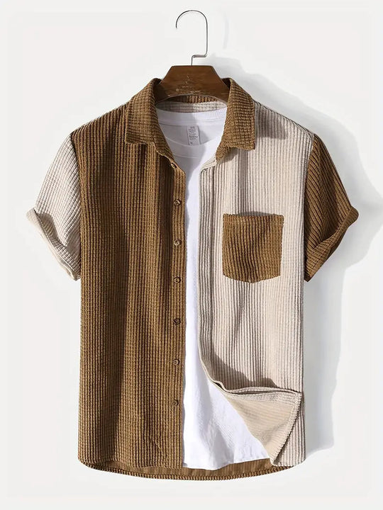 Heren Corduroy Set Casual Stijl 3