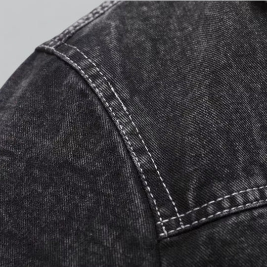 Heren Denim Jack met Fleecevoering 3