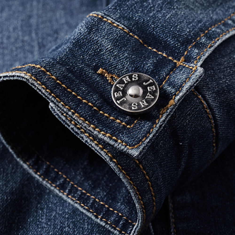 Heren Denim Jacket Casual Stijl 4
