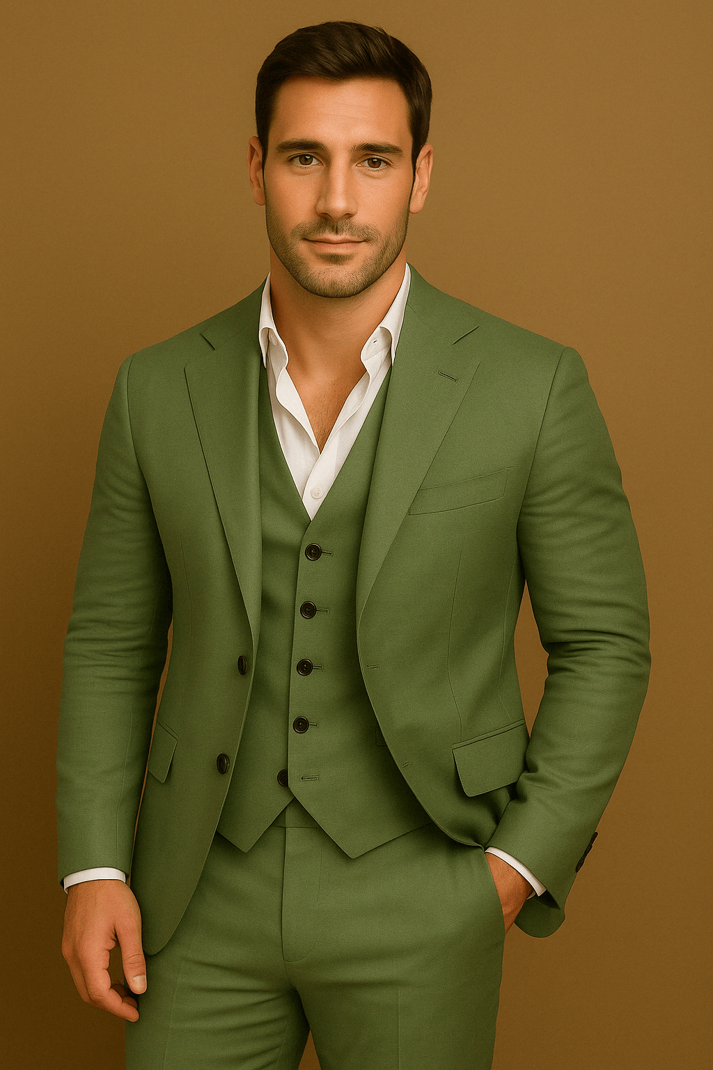 Heren Driedelig Pak voor Bruiloften en Formele Evenementen 12