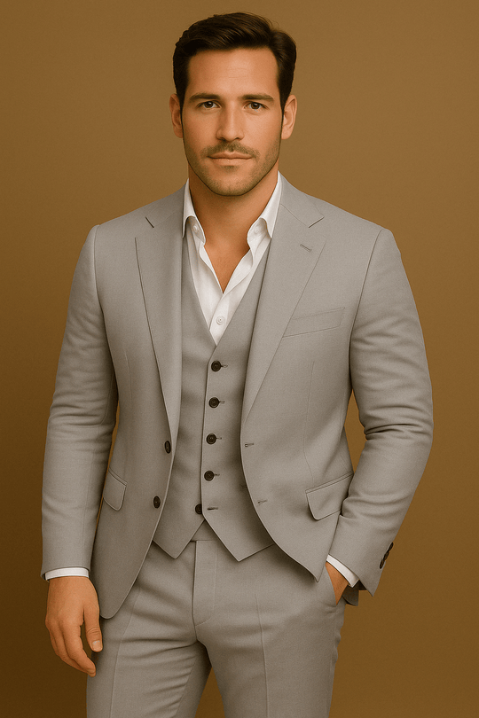 Heren Driedelig Pak voor Bruiloften en Formele Evenementen 13