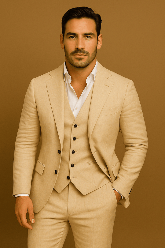 Heren Driedelig Pak voor Bruiloften en Formele Evenementen 14