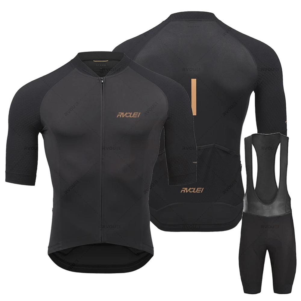 Heren Fietsshirt Lange Mouwen Ademend 0