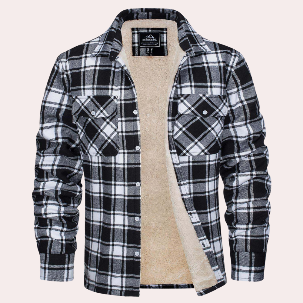 Heren Flanellen Jack met Voering 3