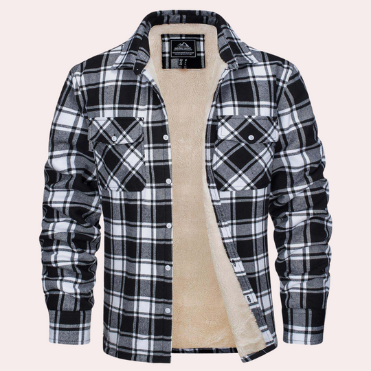 Heren Flanellen Jack met Voering 3