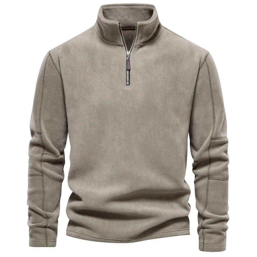 Heren Fleece Jacket Dikke Warme Pullover Met Rits 10