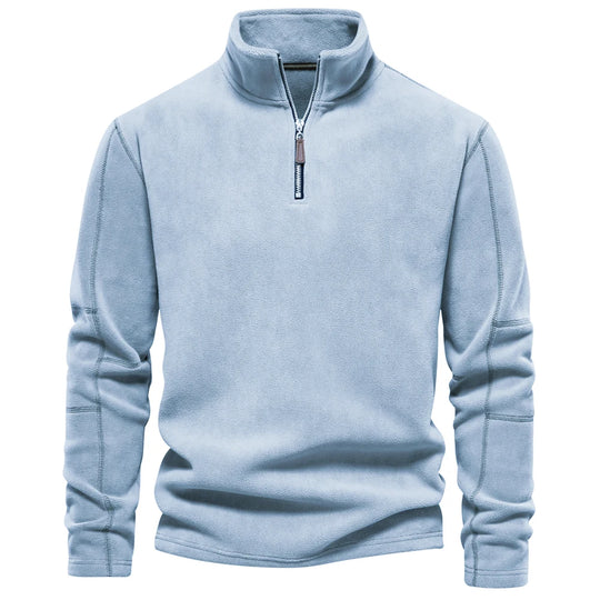 Heren Fleece Jacket Dikke Warme Pullover Met Rits 7
