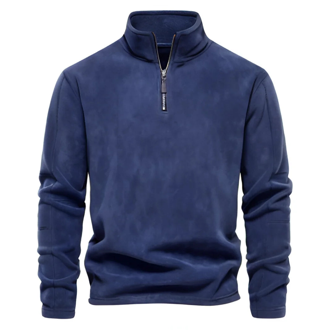 Heren Fleece Jacket Dikke Warme Pullover Met Rits 9