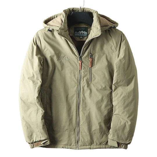 Heren Fleece Jacket Waterafstotend Avontuurlijke Stijl 0