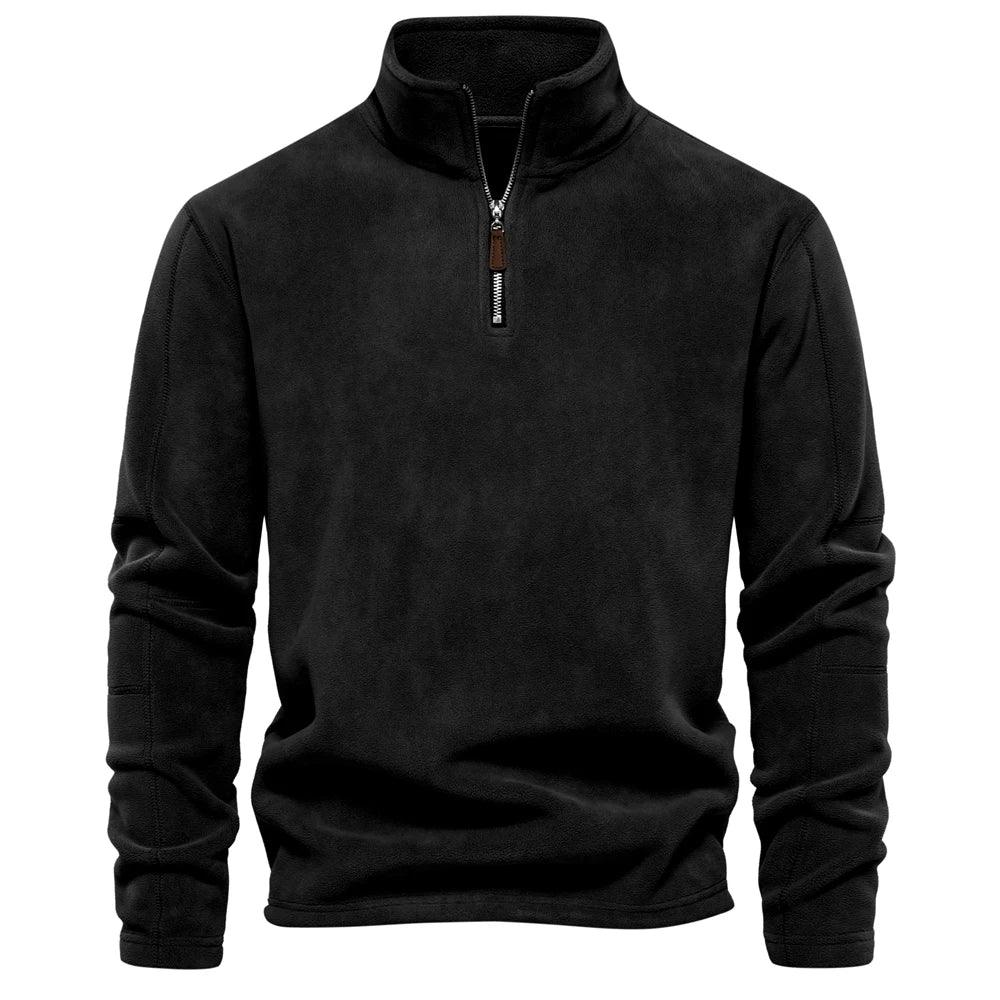 Heren Fleece Pullover Casual Winterjack 0