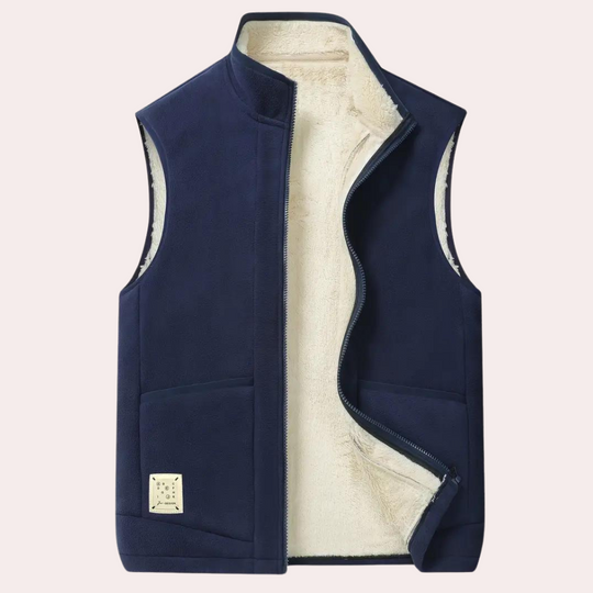 Heren Fleece Vest Slim Fit Voor Comfortabele Laagjes Outfits 4