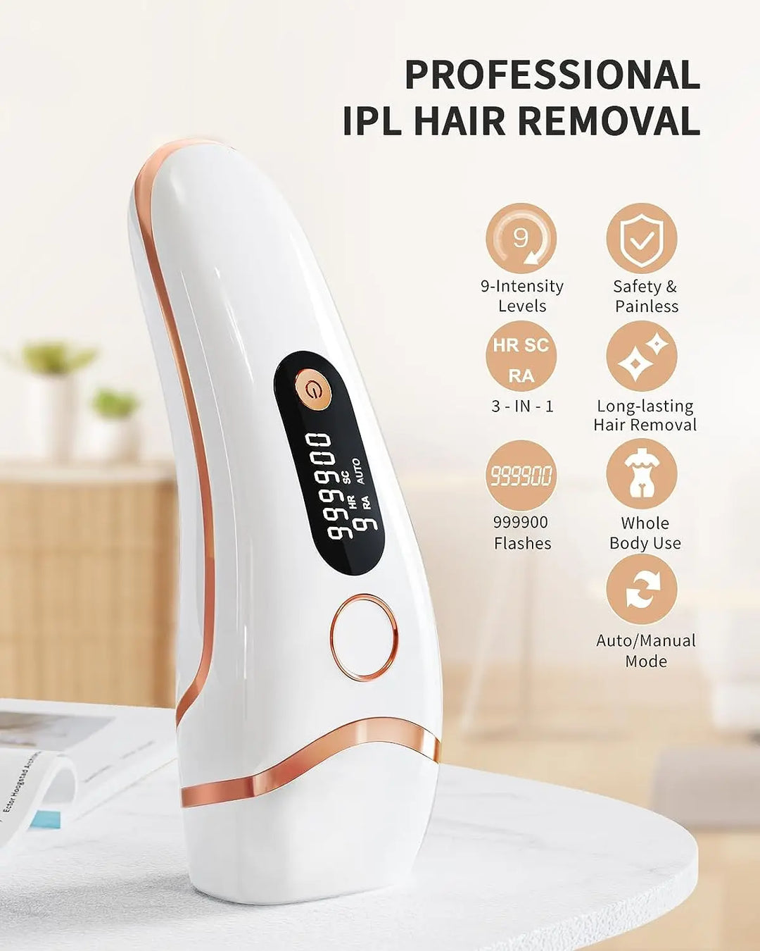 Heren Haarverwijderingsapparaat met IPL Technologie 1