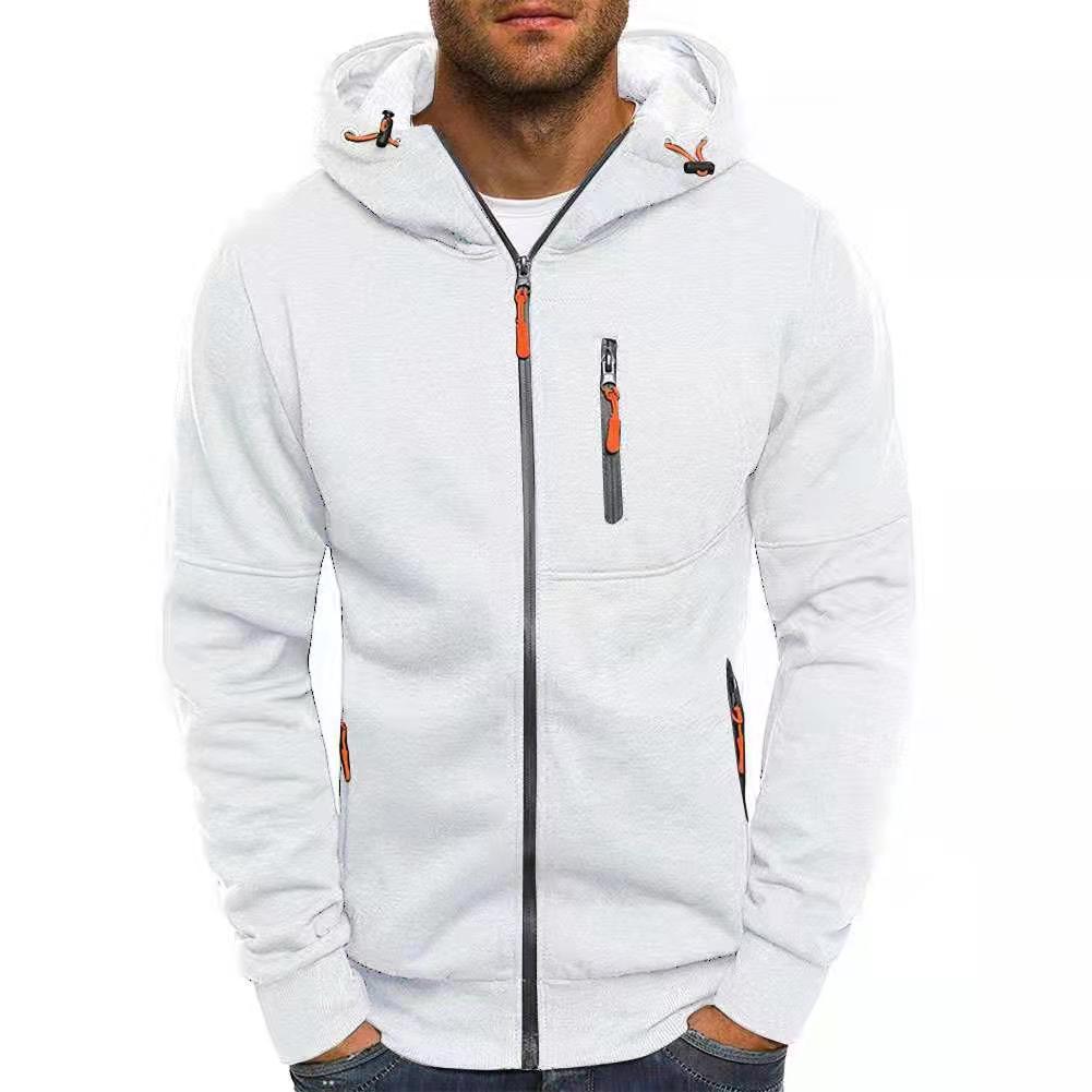 Heren Hoodie Met Cap Fleece Comfortabel Voor Casual Gebruik 12