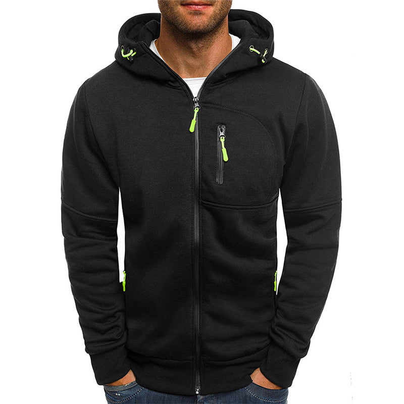 Heren Hoodie Met Cap Fleece Comfortabel Voor Casual Gebruik 2